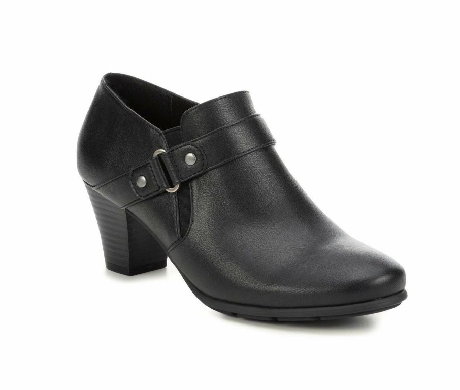 Ankle Boots And Booties * | Wholesale Women'S Solanz Nora Booties Black