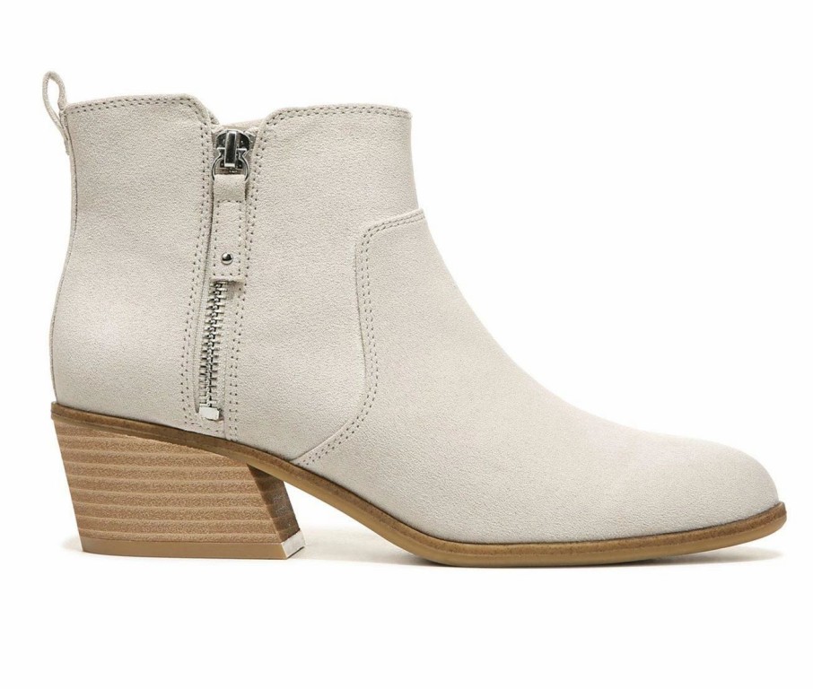 Heeled Boots * | Best Pirce Women'S Dr. Scholls Lawless Heeled Ankle Booties Oyster