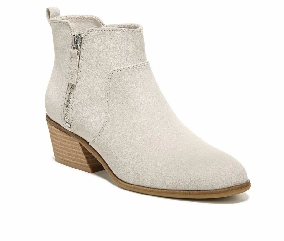 Heeled Boots * | Best Pirce Women'S Dr. Scholls Lawless Heeled Ankle Booties Oyster