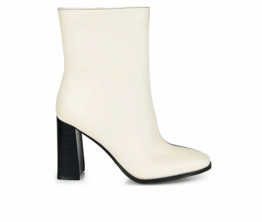 Ankle Boots And Booties * | Promo Women'S Journee Collection January Booties Black/White