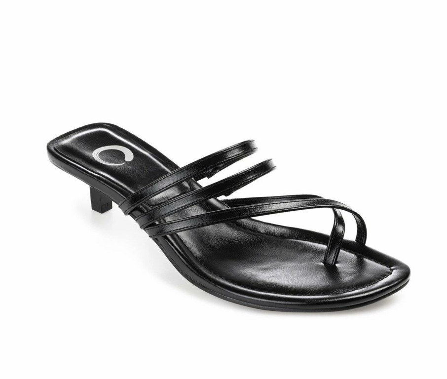 Heeled Sandals * | Outlet Women'S Journee Collection Lettie Dress Sandals Black