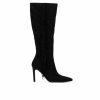 Heeled Boots * | Discount Women'S New York And Company Mazikeen Knee High Boots Black