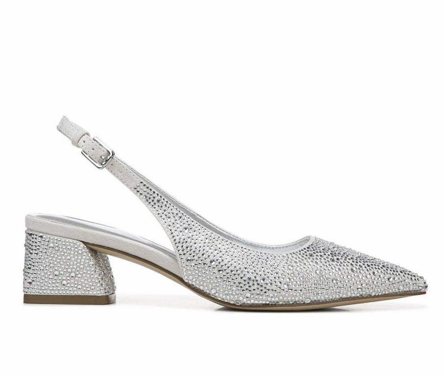 Pumps * | Brand New Women'S Franco Sarto Racer 3 Pumps Platinum