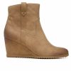 Heeled Boots * | Coupon Women'S Soul Naturalizer Haley-West Wedge Booties Dark Oat Brown