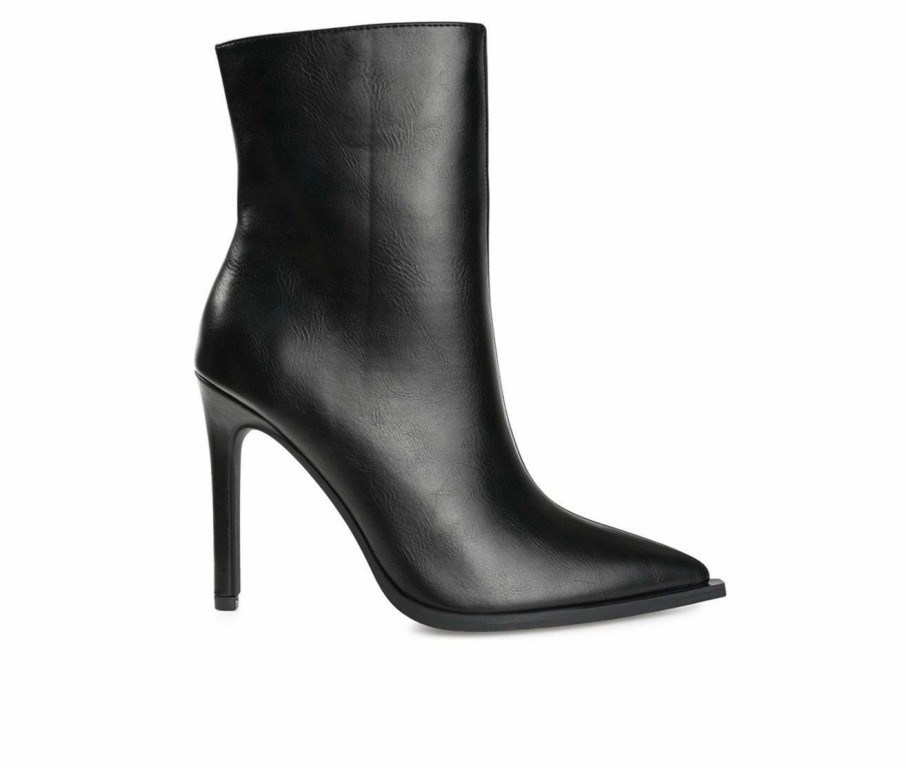 Stiletto Heels * | Best Sale Women'S Journee Collection Limma Stiletto Booties Black