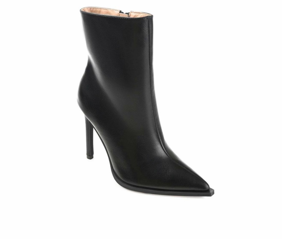 Stiletto Heels * | Best Sale Women'S Journee Collection Limma Stiletto Booties Black