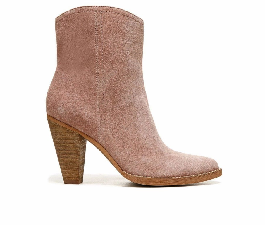 Heeled Boots * | Wholesale Women'S Zodiac Darrah Booties Nougat Pink