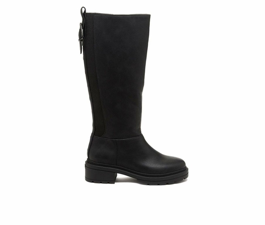 Knee High And Riding Boots * | Outlet Women'S Rocket Dog Index Knee High Boots Black