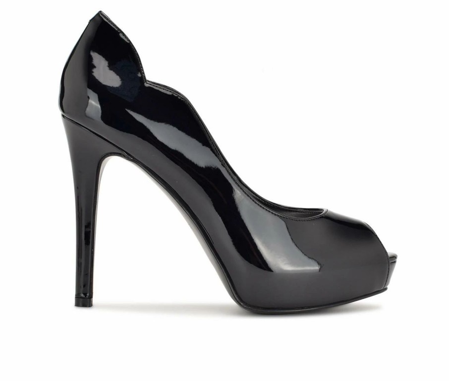 Pumps * | Best Reviews Of Women'S Nine West Hilare Pumps Black Patent