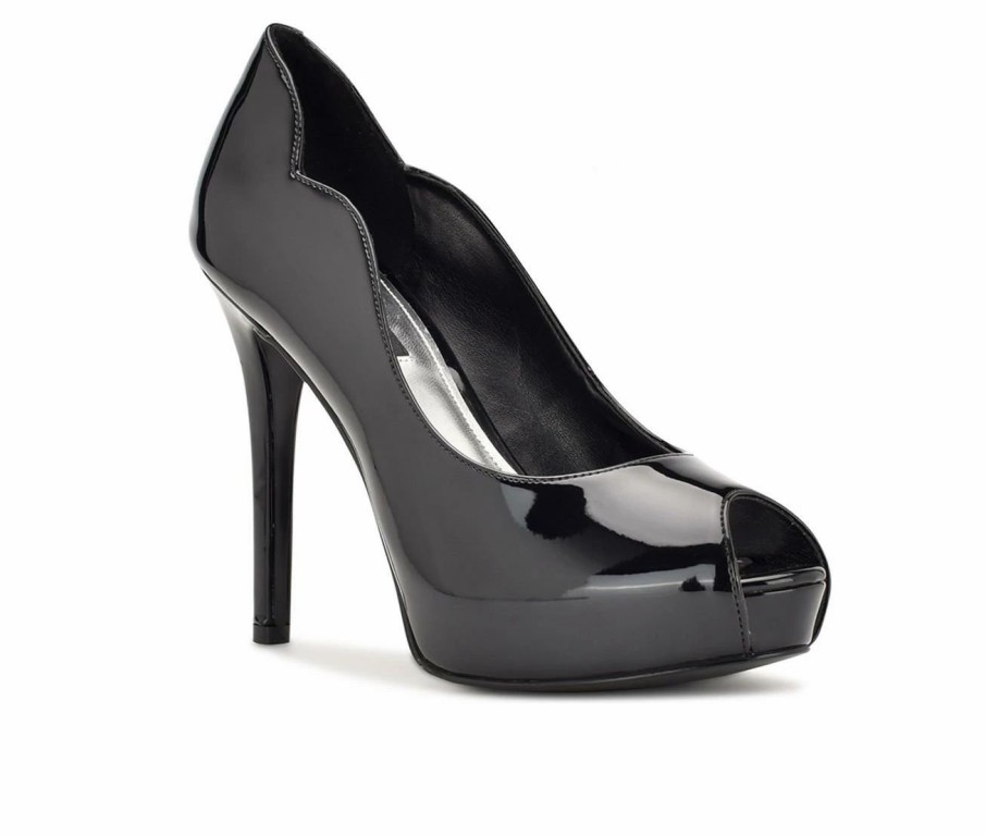 Pumps * | Best Reviews Of Women'S Nine West Hilare Pumps Black Patent