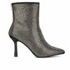 Heeled Boots * | Coupon Women'S New York And Company Reana Heeled Booties Gun Metal