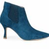 Heeled Boots * | Best Sale Women'S Journee Collection Elitta Booties Blue