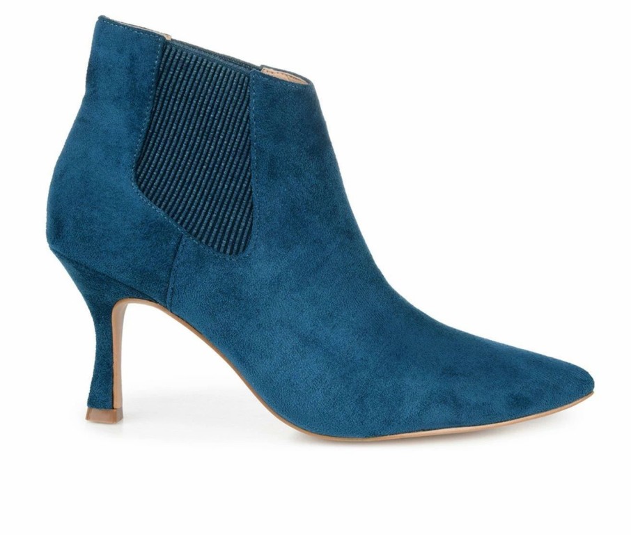 Heeled Boots * | Best Sale Women'S Journee Collection Elitta Booties Blue