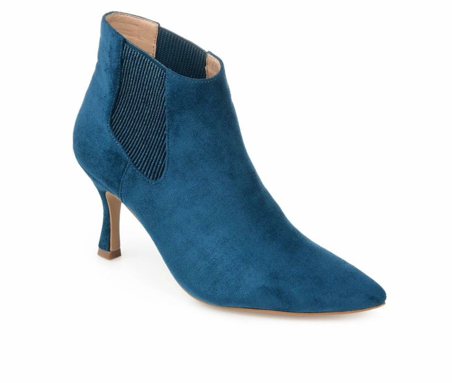 Heeled Boots * | Best Sale Women'S Journee Collection Elitta Booties Blue