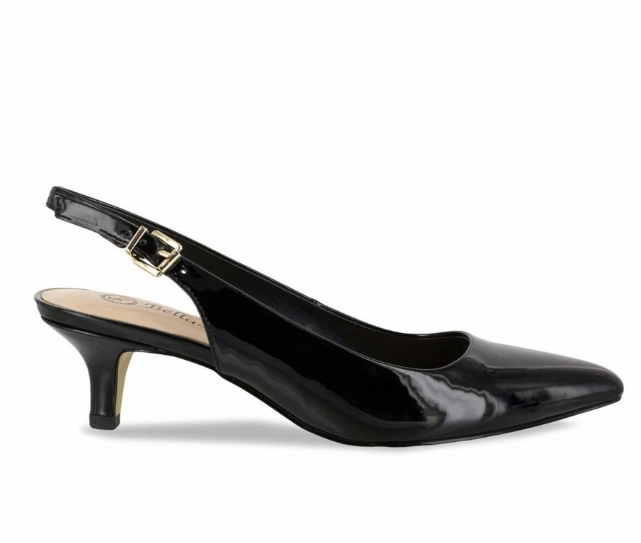 Pumps * | Best Pirce Women'S Bella Vita Scarlett Ii Pumps Black Patent