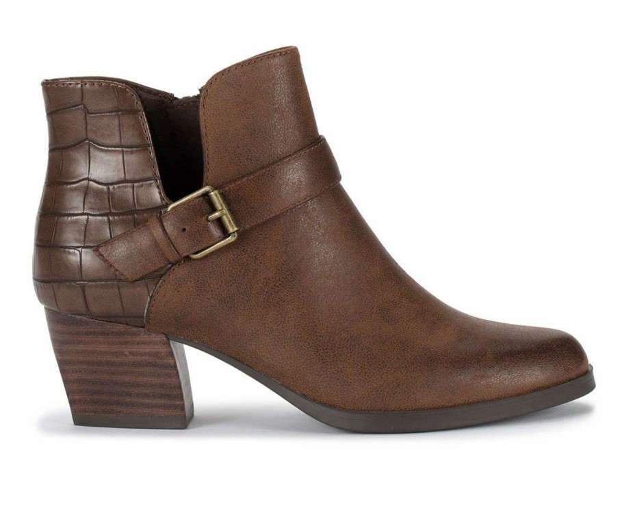 Heeled Boots * | Buy Women'S Baretraps Lexis Heeled Booties Brush Brown