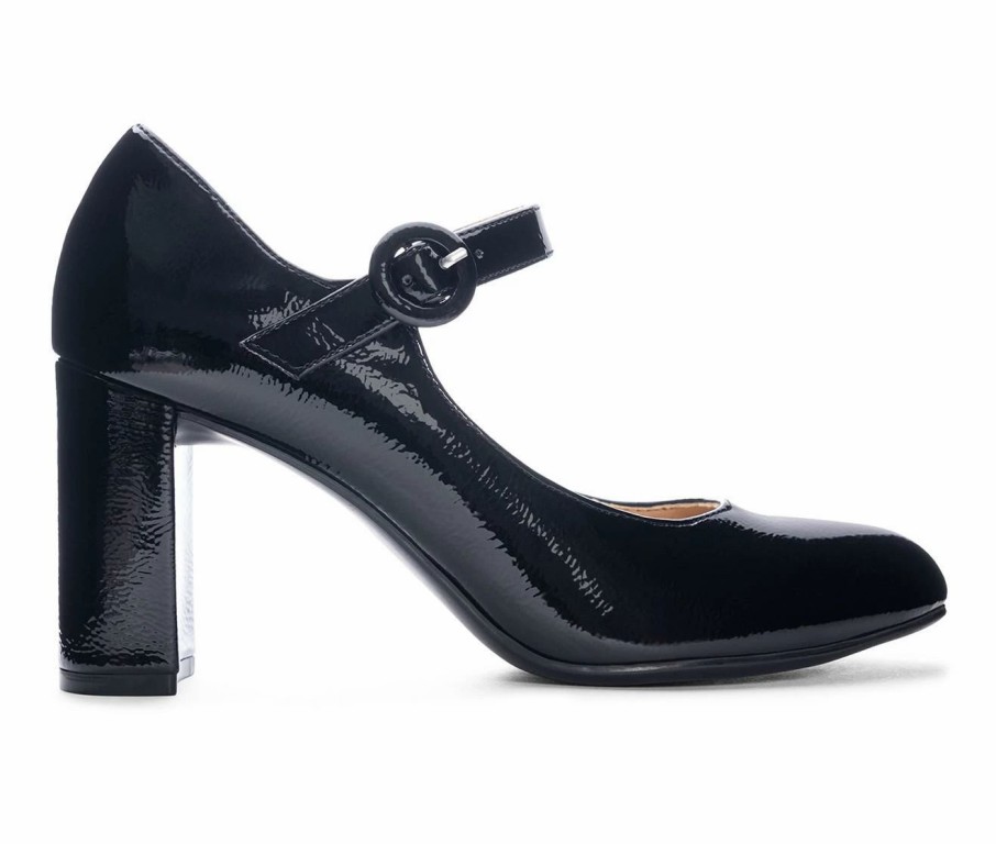 Block Heels * | Best Deal Women'S Cl By Laundry Leader Mary Jane Pumps Black