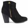 Heeled Boots * | Coupon Women'S Journee Collection Link Wide Width Booties Black