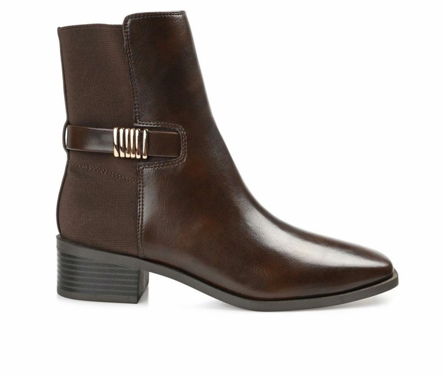 Ankle Boots And Booties * | Best Deal Women'S Journee Collection Aubrie Booties Brown