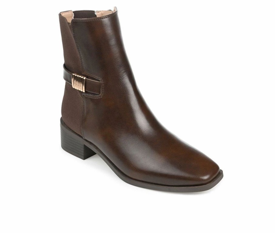 Ankle Boots And Booties * | Best Deal Women'S Journee Collection Aubrie Booties Brown