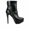 Heeled Boots * | Top 10 Women'S London Rag Dejang Platform Stiletto Booties Black