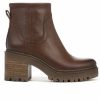 Ankle Boots And Booties * | Promo Women'S Zodiac Clair Ankle Booties Cognac Brown