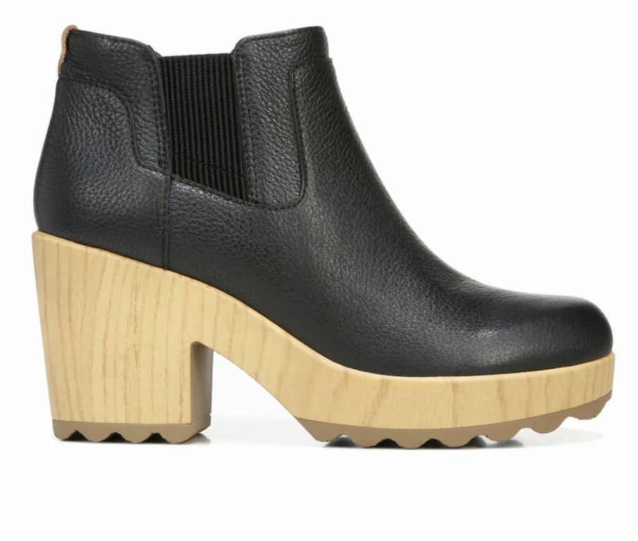 Ankle Boots And Booties * | New Women'S Dr. Scholls Wild About Heeled Booties Black Leather