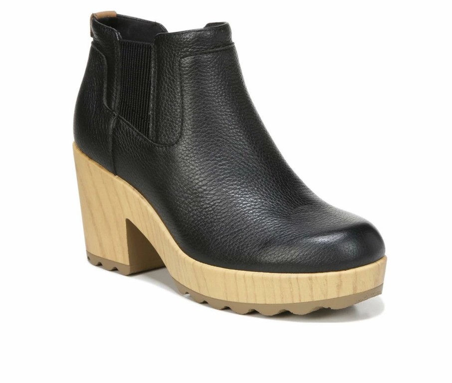 Ankle Boots And Booties * | New Women'S Dr. Scholls Wild About Heeled Booties Black Leather