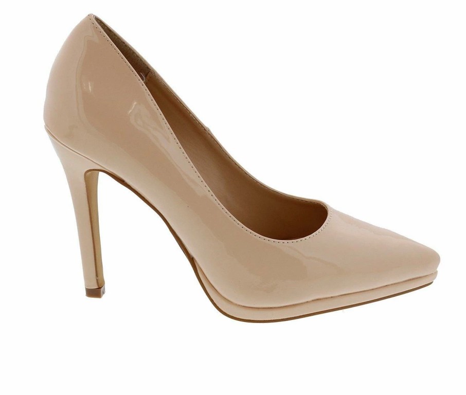 Pumps * | Top 10 Women'S Penny Loves Kenny Opus Pf Pumps Nude Pat