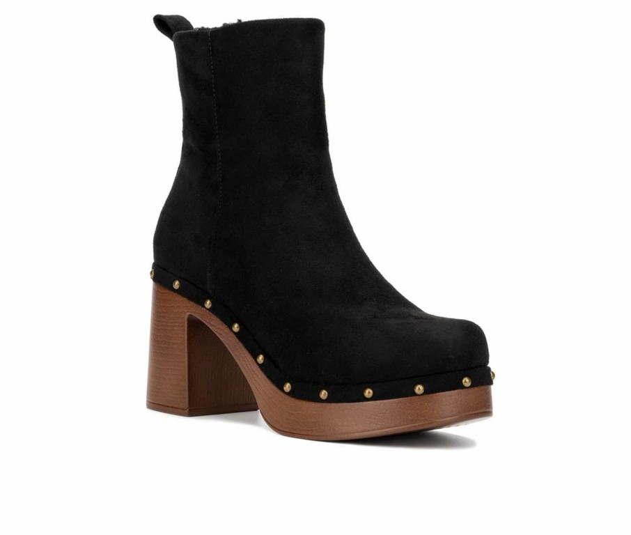 Ankle Boots And Booties * | New Women'S New York And Company Vanna Booties Black