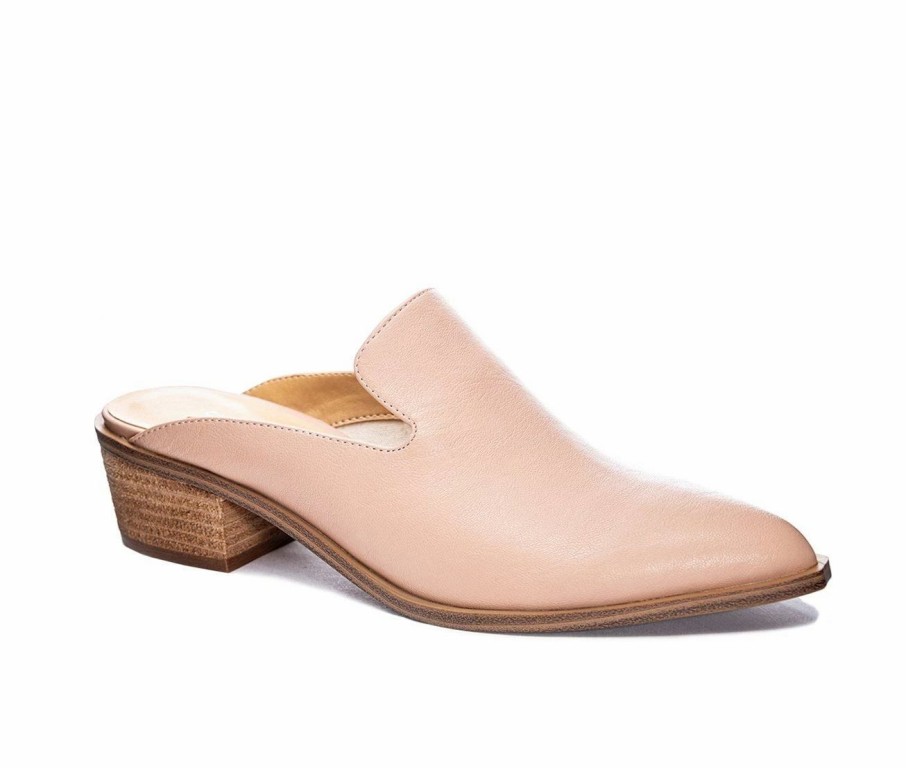 Block Heels * | Wholesale Women'S Chinese Laundry Marnie Mule Heels Blush