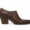 Heeled Boots * | Budget Women'S Zodiac Ava Low Ankle Booties Cognac Brown