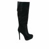 Stiletto Heels * | Best Pirce Women'S London Rag Nebula Heeled Mid Calf Boots Black