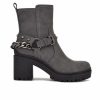 Heeled Boots * | Best Deal Women'S Nine West Quinda Heeled Booties Grey