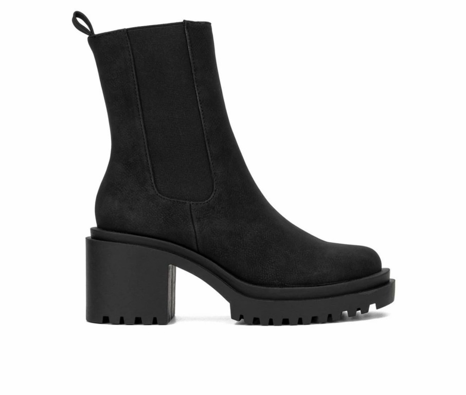 Heeled Boots * | Best Sale Women'S Gabrielle Union Francesca Heeled Booties Black