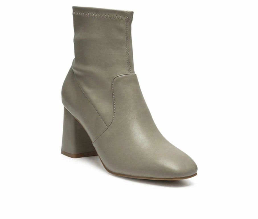 Heeled Boots * | Flash Sale Women'S London Rag Daffofil Booties Grey