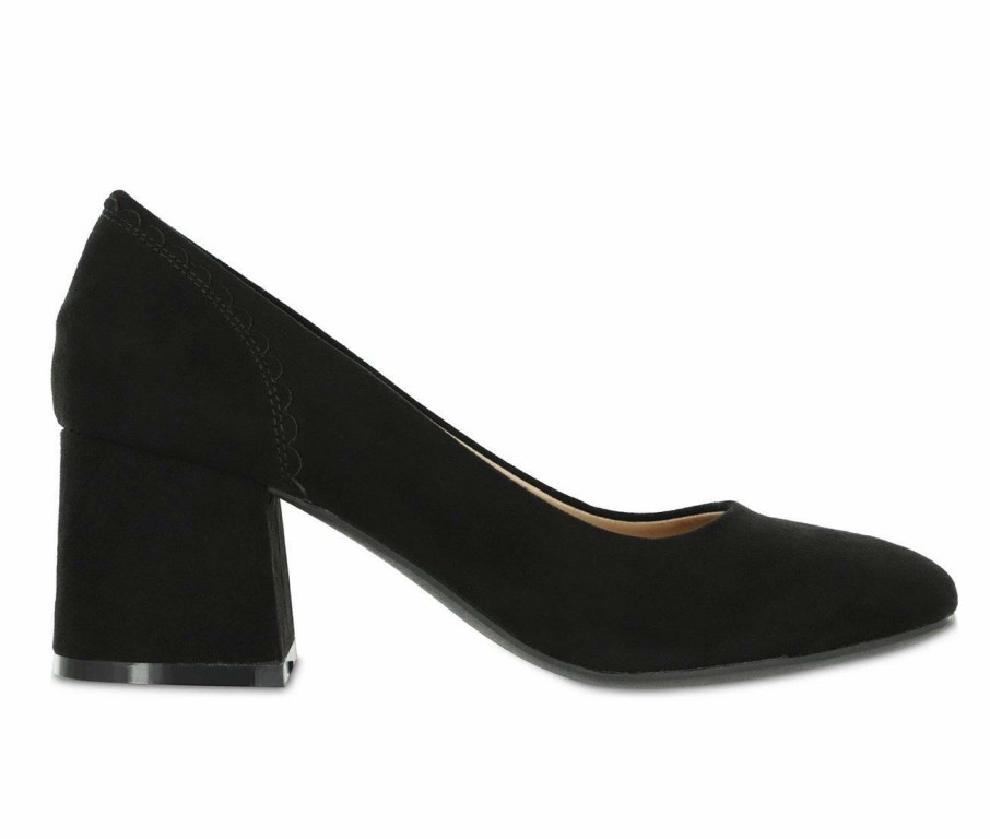 Block Heels * | Deals Women'S Mia Amore Danila Pumps Black