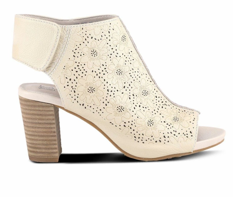 Ankle Boots And Booties * | Outlet Women'S L'Artiste Fab Peep Toe Booties Beige