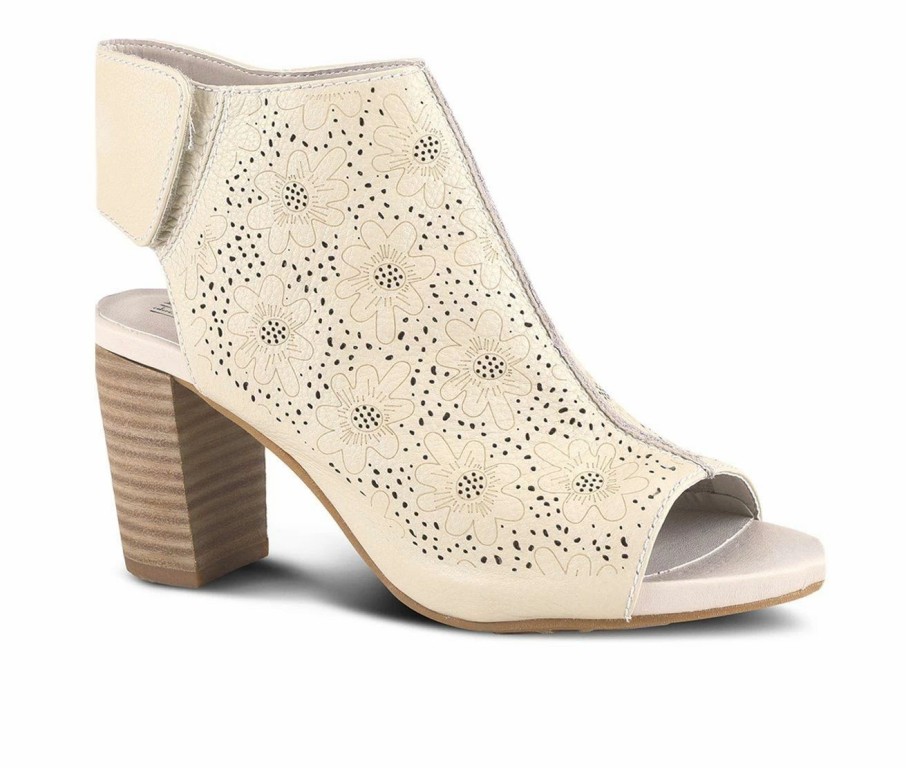 Ankle Boots And Booties * | Outlet Women'S L'Artiste Fab Peep Toe Booties Beige