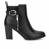 Heeled Boots * | Budget Women'S New York And Company Angie 2 Heeled Booties Black