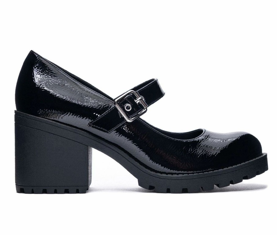 Block Heels * | New Women'S Dirty Laundry Lita Jane Heels Black