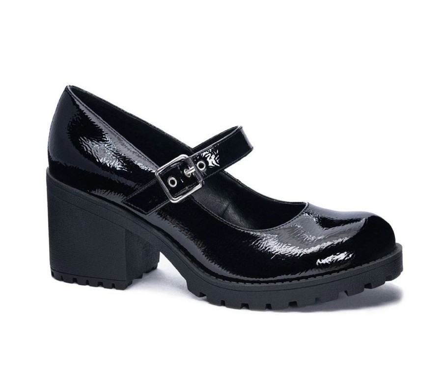 Block Heels * | New Women'S Dirty Laundry Lita Jane Heels Black