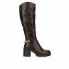 Heeled Boots * | Best Deal Women'S Torgeis Athena Knee High Boots Brown