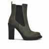 Heeled Boots * | Hot Sale Women'S Nine West Ream Heeled Booties Dark Green