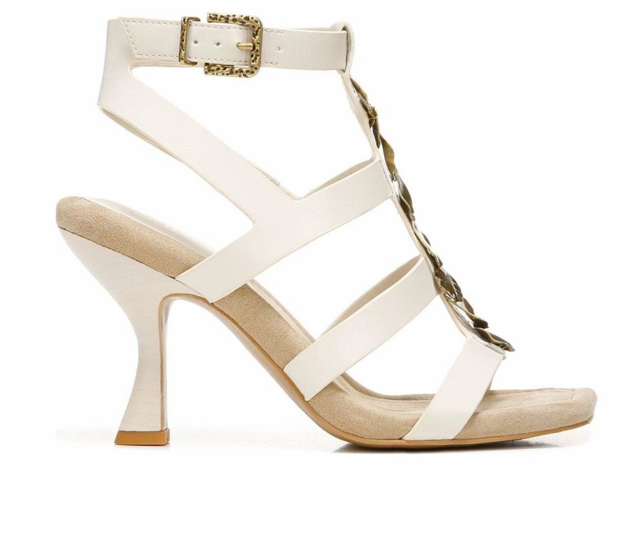 Heeled Sandals * | Outlet Women'S Franco Sarto Rine Sustainable Dress Sandals Cream