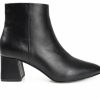 Heeled Boots * | Best Reviews Of Women'S Journee Signature Tabbie Heeled Booties Black