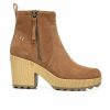 Ankle Boots And Booties * | Best Deal Women'S Dr. Scholls Win Over Booties Honey Suede