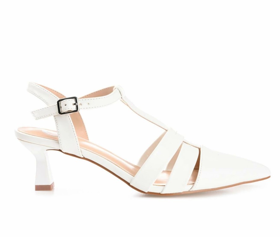 Pumps * | Promo Women'S Journee Collection Jazlynn Pumps White