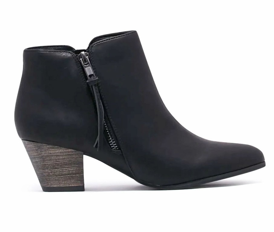 Heeled Boots * | Best Reviews Of Women'S Chelsea Crew Logan Heeled Booties Black