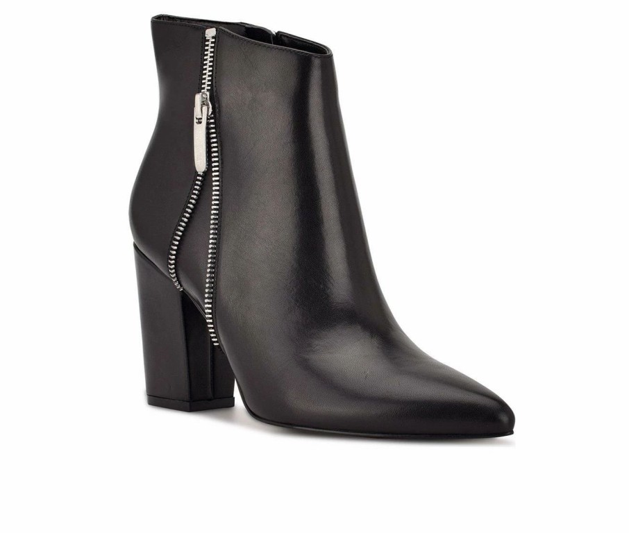 Ankle Boots And Booties * | Cheapest Women'S Nine West Glorya Booties Black